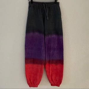 Melody Ehsani Cotton Cherry Ombré Sweatpants